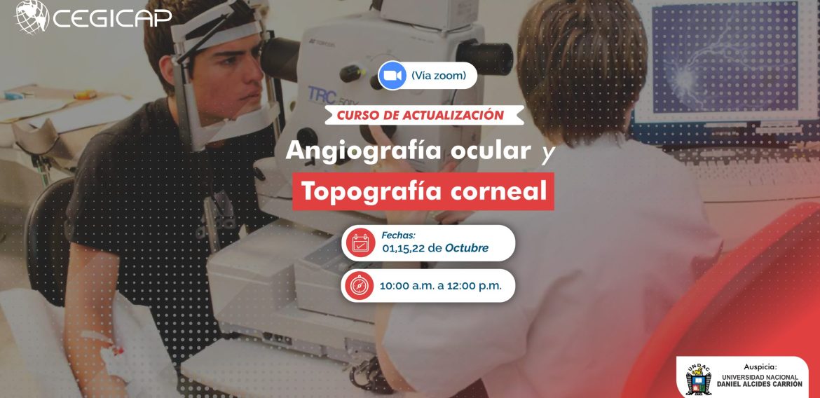 angiografía ocular y topografía corneal